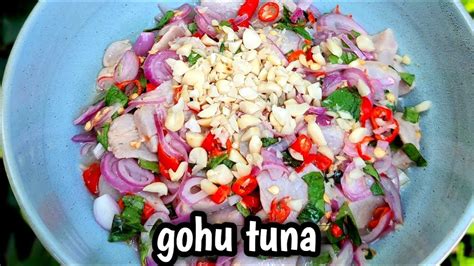 salad ikan ala indonesia || gohu ikan tuna - YouTube