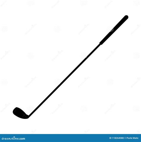 Golf Club Types. Wood. Ink Black And White Doodle Drawing Vector ...