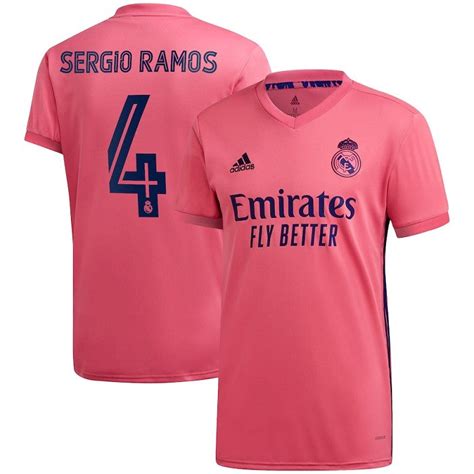 Sergio Ramos Real Madrid Away Jersey 2020/21 | Football Jersey ...