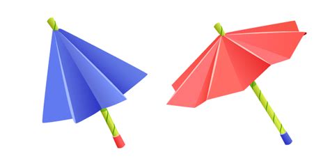 Origami Umbrella cursor – Custom Cursor