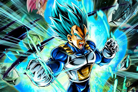 Super Saiyan Blue Vegeta no Dragon Ball Super [Dragon Ball Legends Arts] darbvirsmai 4K fona ...