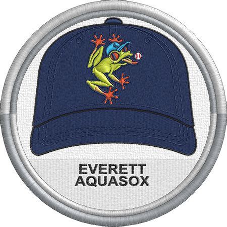 Everett Aquasox cap hat logo - Northwest League - IL - Minor League Baseball - Washington ...