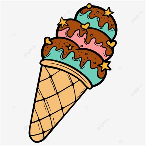 Ice Cream Cone Cartoon, Cartoon Clipart, Ice Clipart, Cone Clipart PNG ...