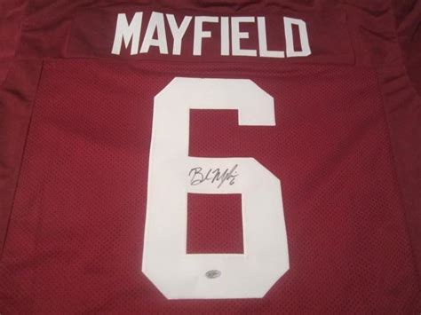 Sold Price: Baker Mayfield Oklahoma Sooners Hand Signed Autographed ...