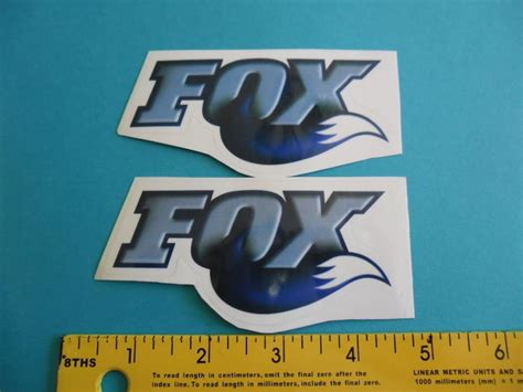 Amazon.com: FOX sticker bike bicycle cycle 2 decal stickers: Sports & Outdoors