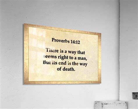 Proverbs 14 12 by Scripture on the Walls Wall Art