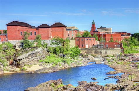 Downtown Lewiston, Maine Photograph by Denis Tangney Jr - Pixels