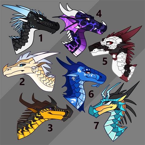 Wings of Fire Adopts [1/7 OPEN] by Lamp-P0st on DeviantArt | Wings of fire dragons, Wings of ...