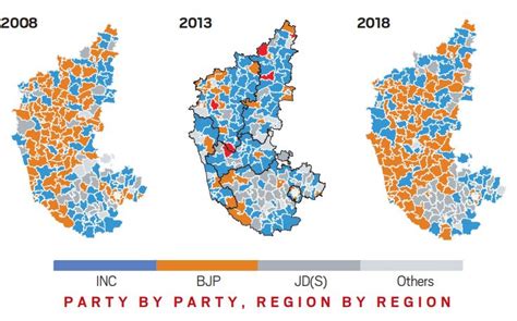 Explained snippets: Over 10 years, three elections, how Karnataka changed colour | The Indian ...