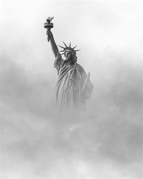 statue, liberty, new, york, surrounded, smoke, statue of liberty, mist | Piqsels