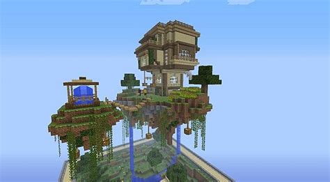 Floating Island House Minecraft Project