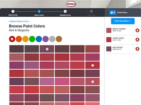 Glidden Paint Color Chart: One of the Most Helpful Tools : Handy Home ...