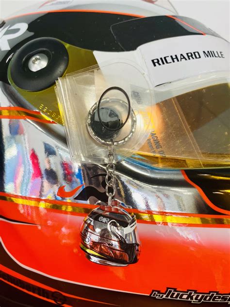 Keychain Jules Bianchi helmet Marussia - Association Jules Bianchi