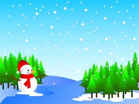 Snowman Clipart Wallpaper