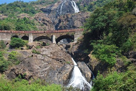 Travel Trip Journey : Dudhsagar Falls Goa India