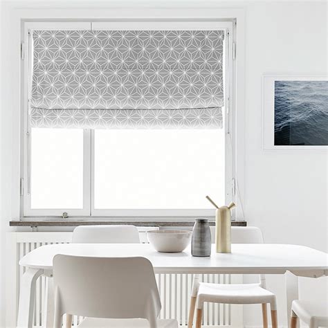 Quick Fix Washable Roman Window Shades Flat Fold - Electro