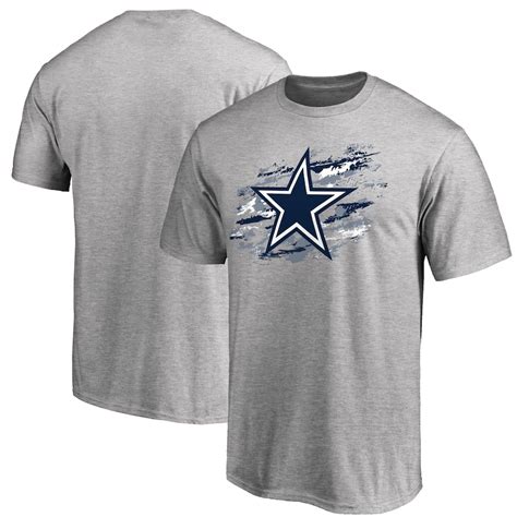 Men's Dallas Cowboys NFL Pro Line Heathered Gray True Color T-Shirt