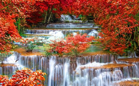 Autumn Waterfall Fondo de pantalla HD | Fondo de Escritorio | 2561x1600 | ID:727009 - Wallpaper ...