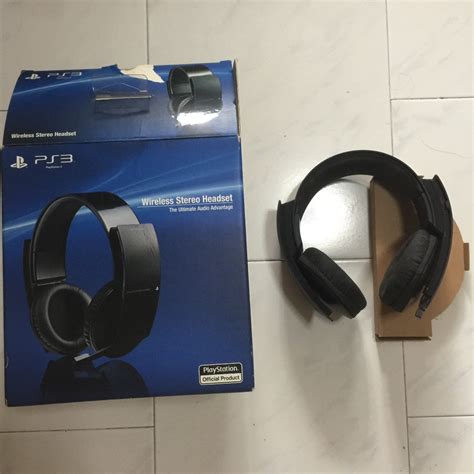 SONY PS3 Wireless StereoHeadset w/ Mike, Audio, Headphones & Headsets ...