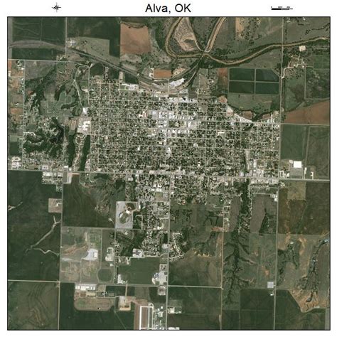 Aerial Photography Map of Alva, OK Oklahoma