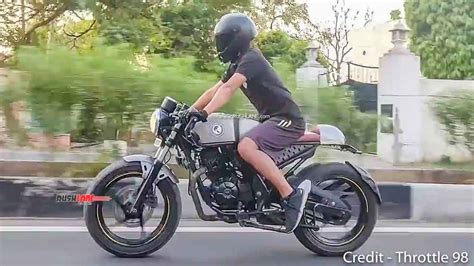 Bajaj Discover modified into Cafe Racer for Rs 70k - All Metal Bodywork