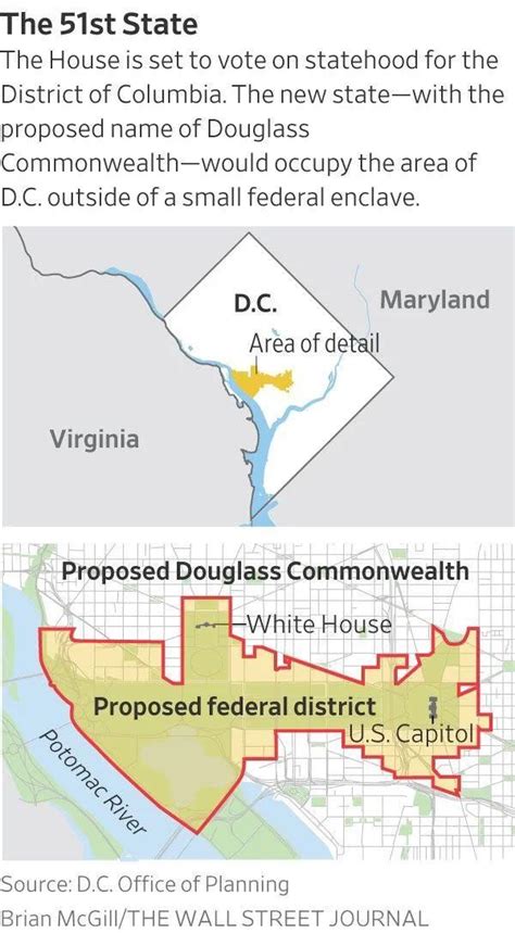 What Washington DC’s statehood could look like. - Maps on the Web