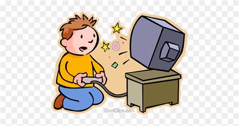 Video Game Clipart - Boy Playing Video Games - Free Transparent PNG ...