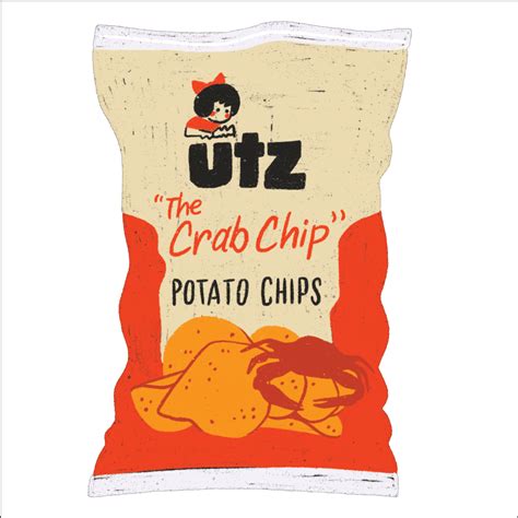 Utz Crab Chips Bag / Sticker | Route One Apparel