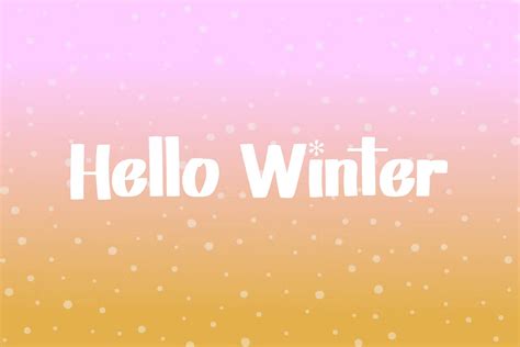 Winter Snowy Font - Dfonts