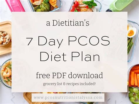 A Dietitian's 7-Day PCOS Diet Plan (PDF Included) - The PCOS Nutritionist Alyssa