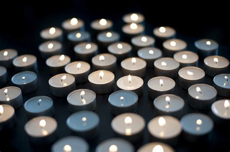 Photo of Array of burning candles | Free christmas images