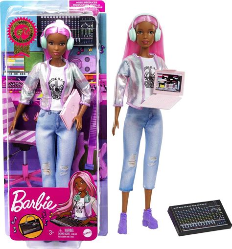 Barbie Career Of The Year Music Producer Doll (12-in), Colorful Pink ...