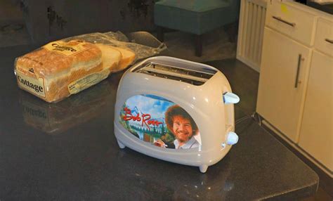 Bob Ross Toaster Toasts Bob Ross' Face Onto Toast