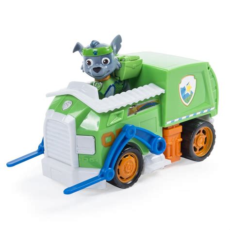 Spin Master - PAW Patrol PAW Patrol Rocky’s All Stars Recycling Truck Vehicle And Figure