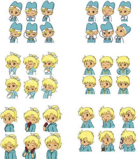 Harvest Moon DS/Cute Sprite Recolours: Rock's Children : r/harvestmoon