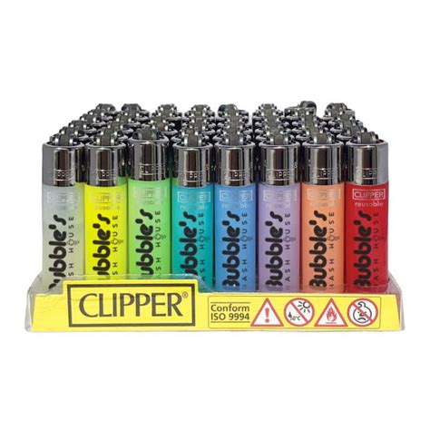 Clipper Mini Lighters - Ganja Print