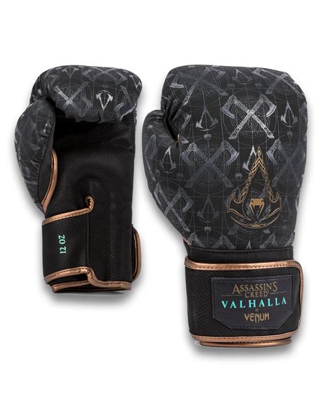 VENUM ASSASSIN'S CREED RELOADED BOXING GLOVES - BLACK