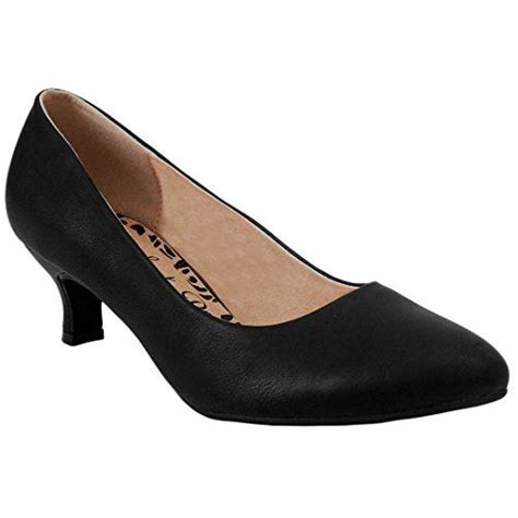 Comfort Plus Ladies Kitten Heels Womens Flexi Sole Court Shoes Pumps Wide E Fitting Classic ...