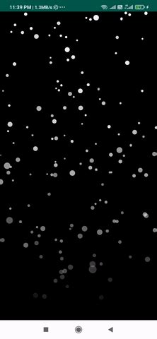 Snowfall Animation in Android - GeeksforGeeks