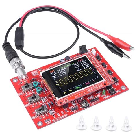 Red Electronice DSO138 2.4" TFT Pocket size Digital Oscilloscope Kit DIY Parts Handheld ...