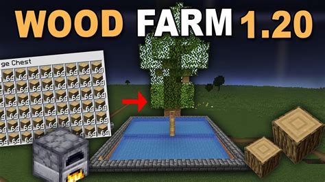 Starter wood farm to survive in Minecraft! - YouTube