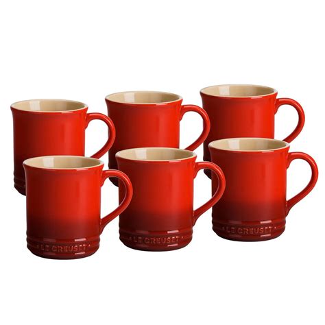 Le Creuset Stoneware 14oz Mug, Set of 6 - Walmart.com