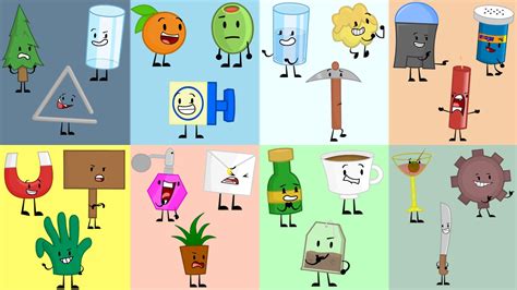 If Object Insanity Characters were on BFB Teams by skinnybeans17 on DeviantArt