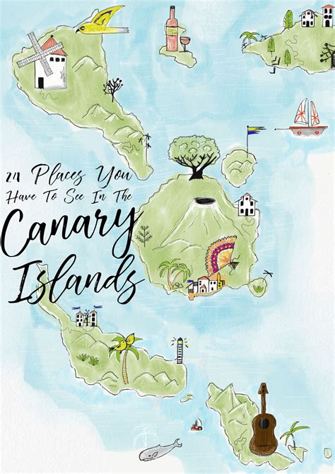 Canary Islands On World Map - World Of Light Map