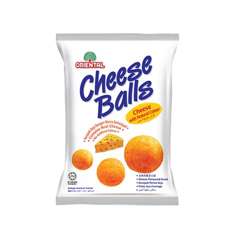 Cheese Balls 60G | ORIENTAL FOOD MARKETING (M) SDN BHD