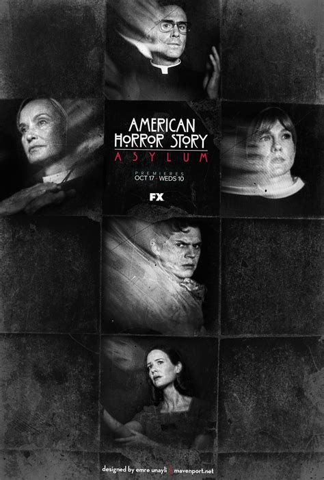 American Horror Story: Asylum (Poster #1) by emreunayli | American horror story, American horror ...