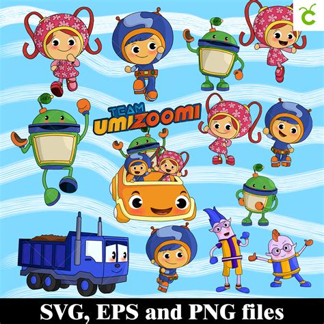 Equipo Umizoomi SVG paquete Equipo Umizoomi para cricut | Etsy México