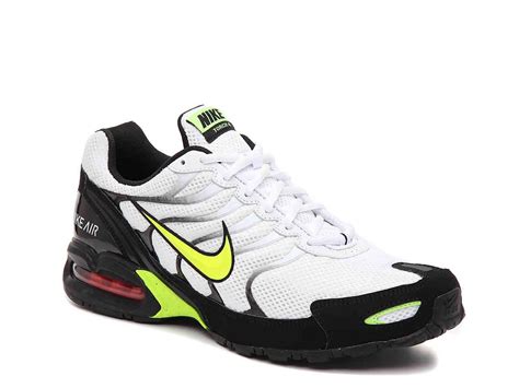 Nike Synthetic Air Max Torch 4 Sneaker in White/Black/Neon Green (White ...