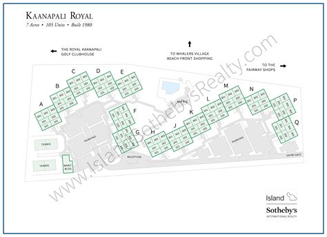 Kaanapali Coast Map