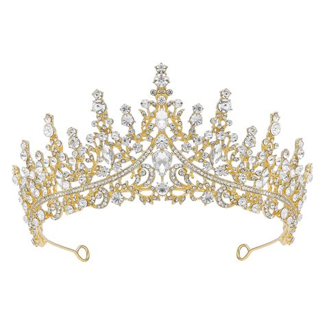 Glittering Golden Tiara Crown On Transparent Background PNG, 58% OFF